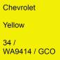 Preview: Chevrolet, Yellow, 34 / WA9414 / GCO.